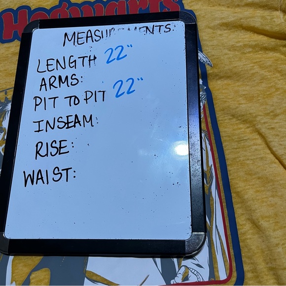 Wizarding World of Harry Potter Hogwarts Yellow Burnout Graphic Tee Women Size M - Picture 6 of 8